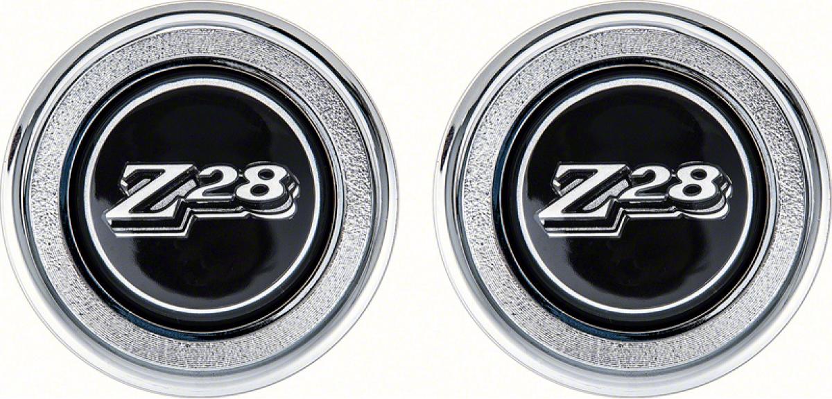 1977-79 Camaro Z28, Interior Door Panel Emblems, Black