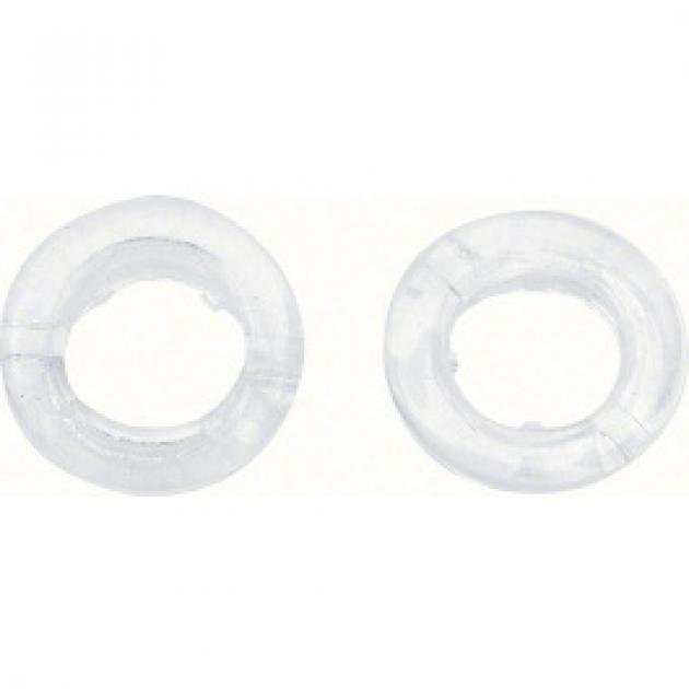 Nova Lock Knob Ferrules, Door, Clear Plastic, 1967