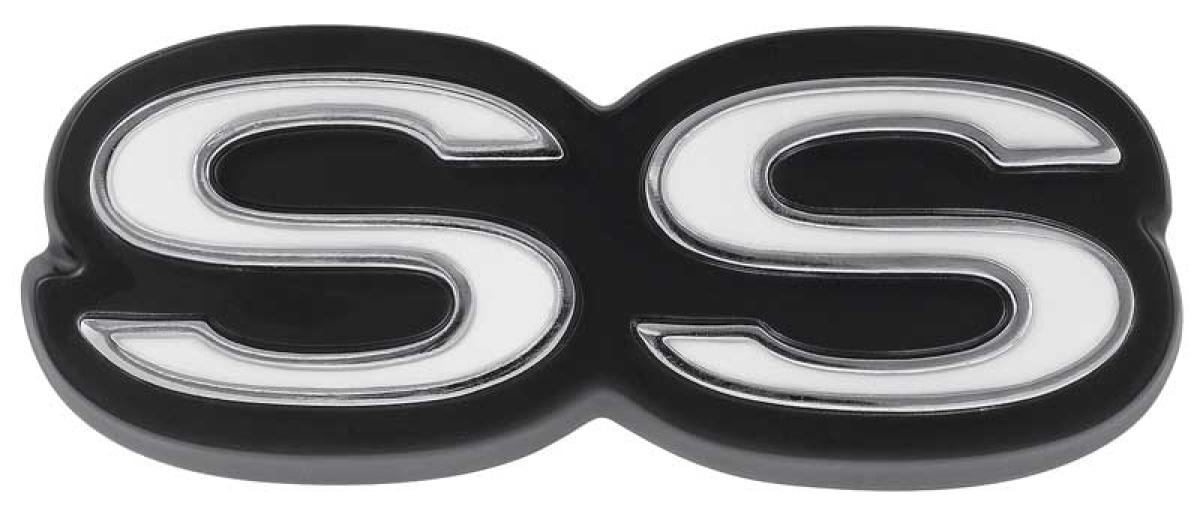 1968-69 Nova SS, Rear Panel Emblem, with Hardware