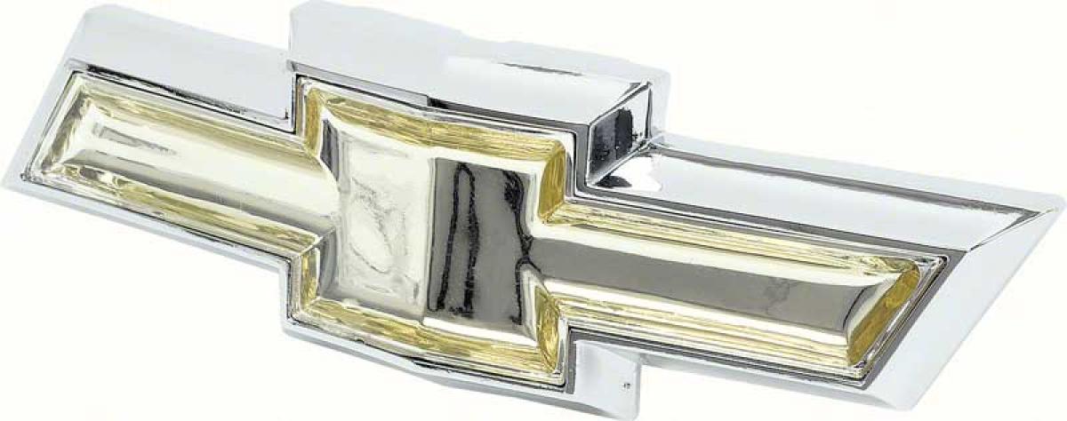 1973-74 Nova, Bow Tie Front Grill Emblem, with Bracket and Hardware, GM Licensed