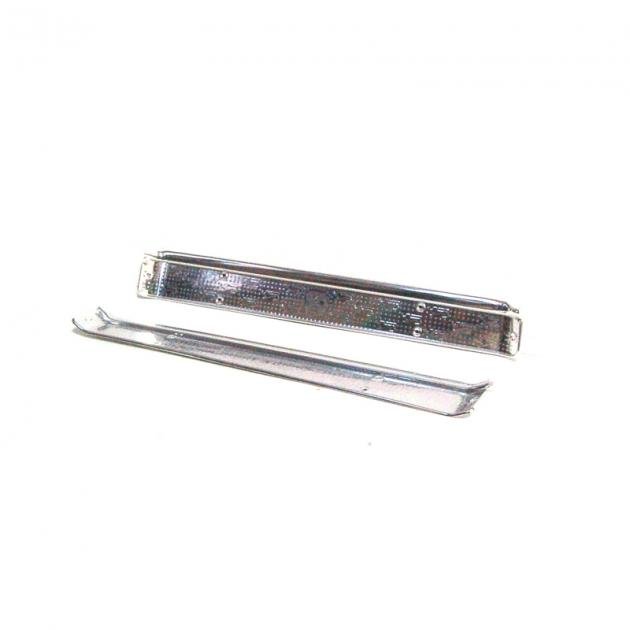 Dennis Carpenter Door Scuff Plates - 4 Door Rear - Pair - 1955-56 Ford Car B5A-7313228-PR