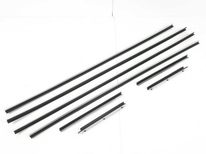 Barracuda 2 Door Windowfelt Weatherstrip, 8 Piece, 1970