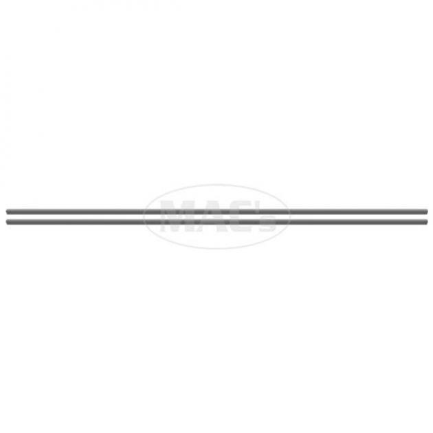 Quarter Panel Mouldings - Upper - Stainless Steel