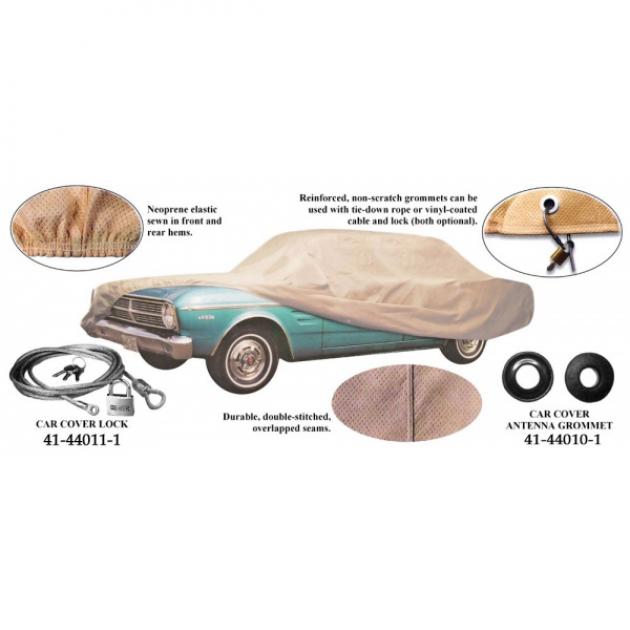 Car Cover With Logo, Poly Cotton, Falcon Station Wagon, 1964-1969