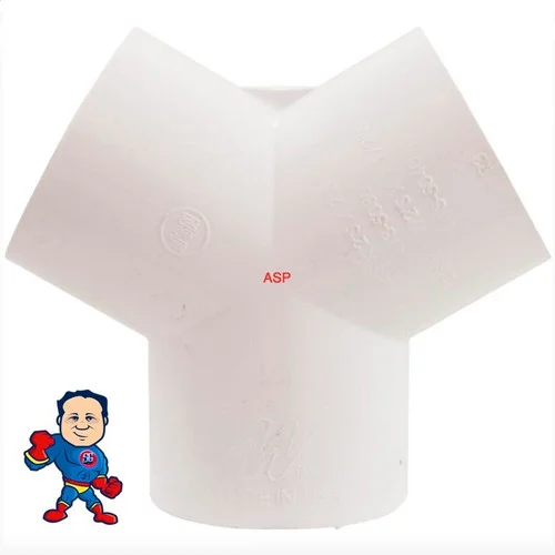 2 Inch Slip PVC Wye Fitting – 120 Degree Angle – Schedule 40 Spa Plumbing