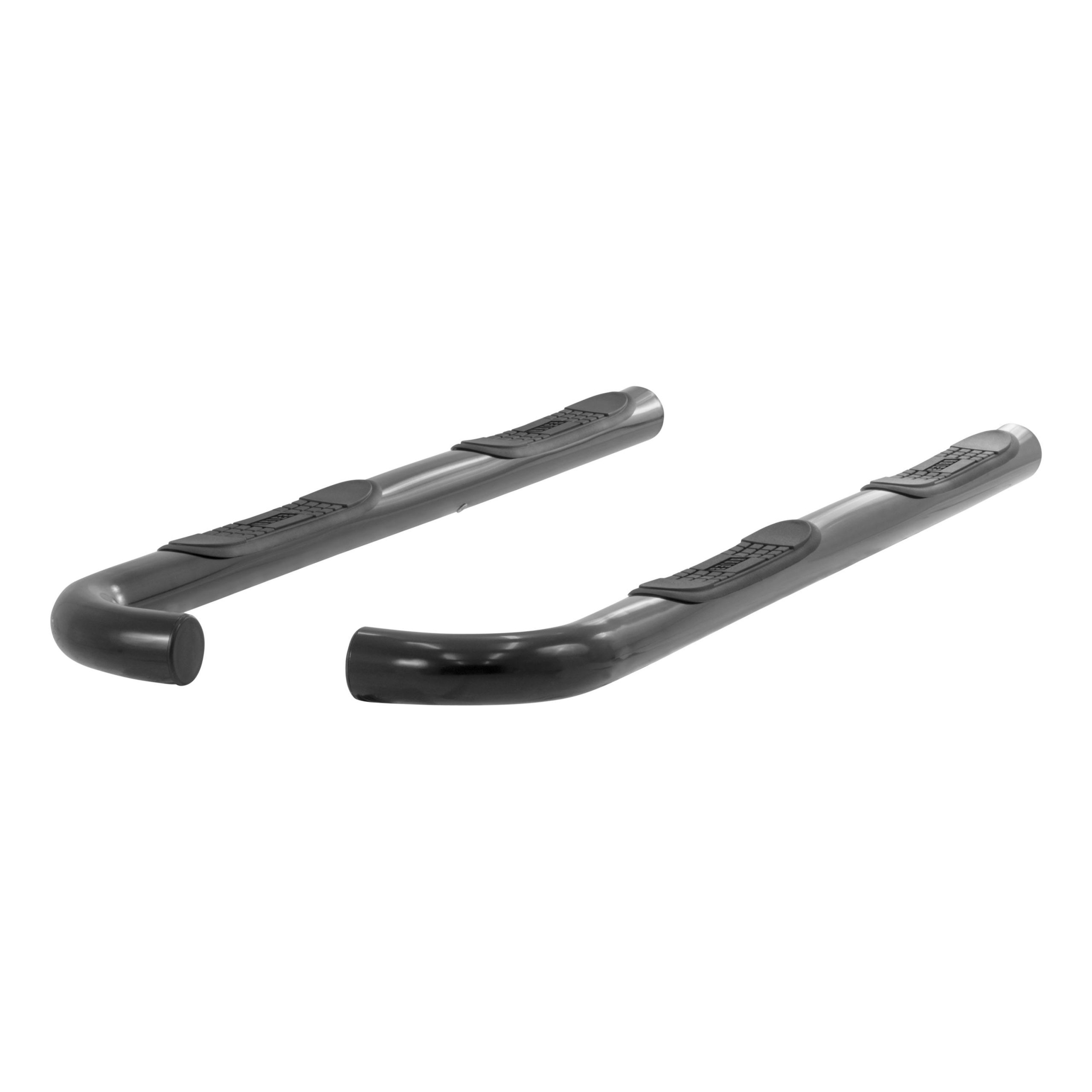 ARIES 201002 3" Round Black Steel Side Bars, Select Jeep Liberty