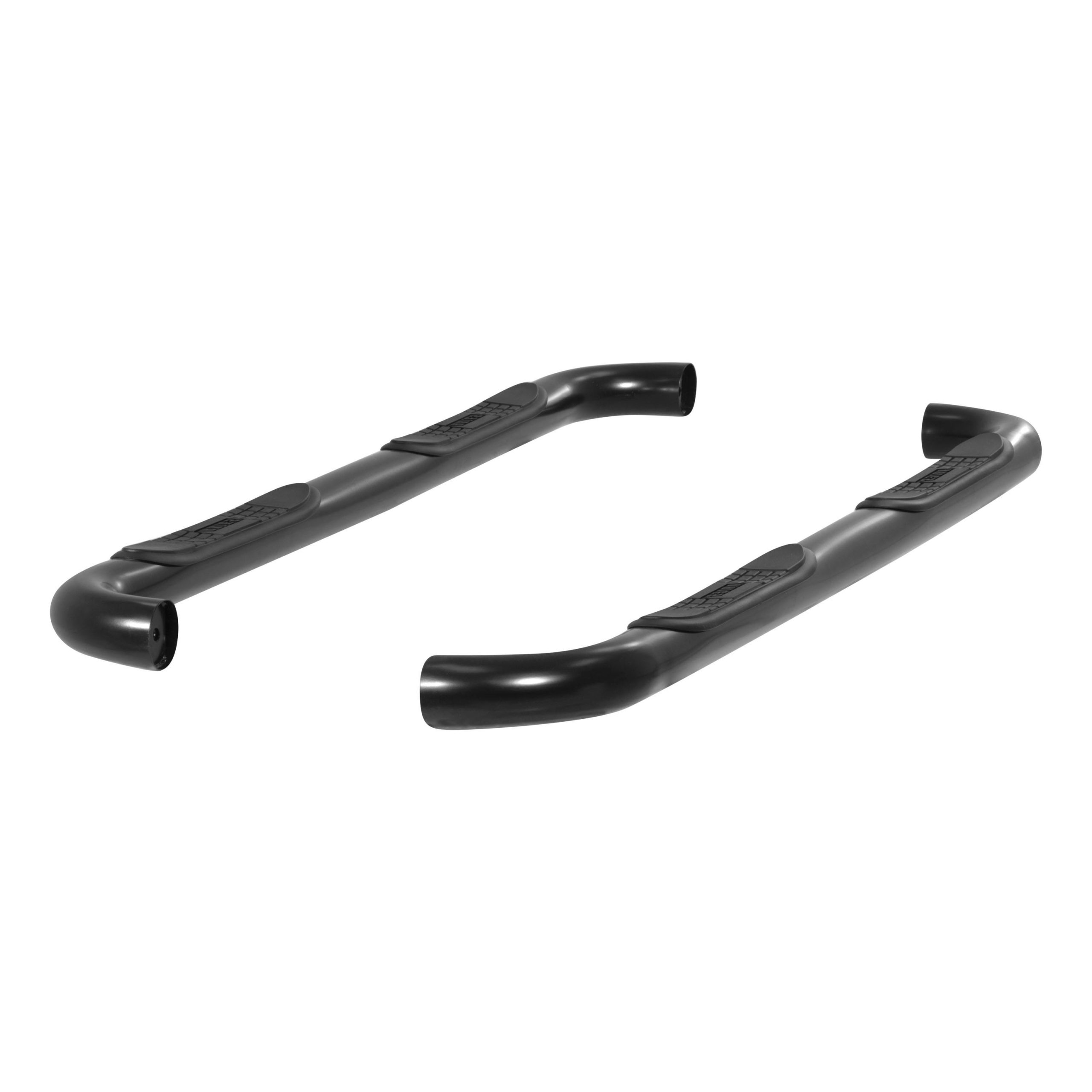 ARIES 202000 3" Round Black Steel Side Bars, Select Toyota 4Runner