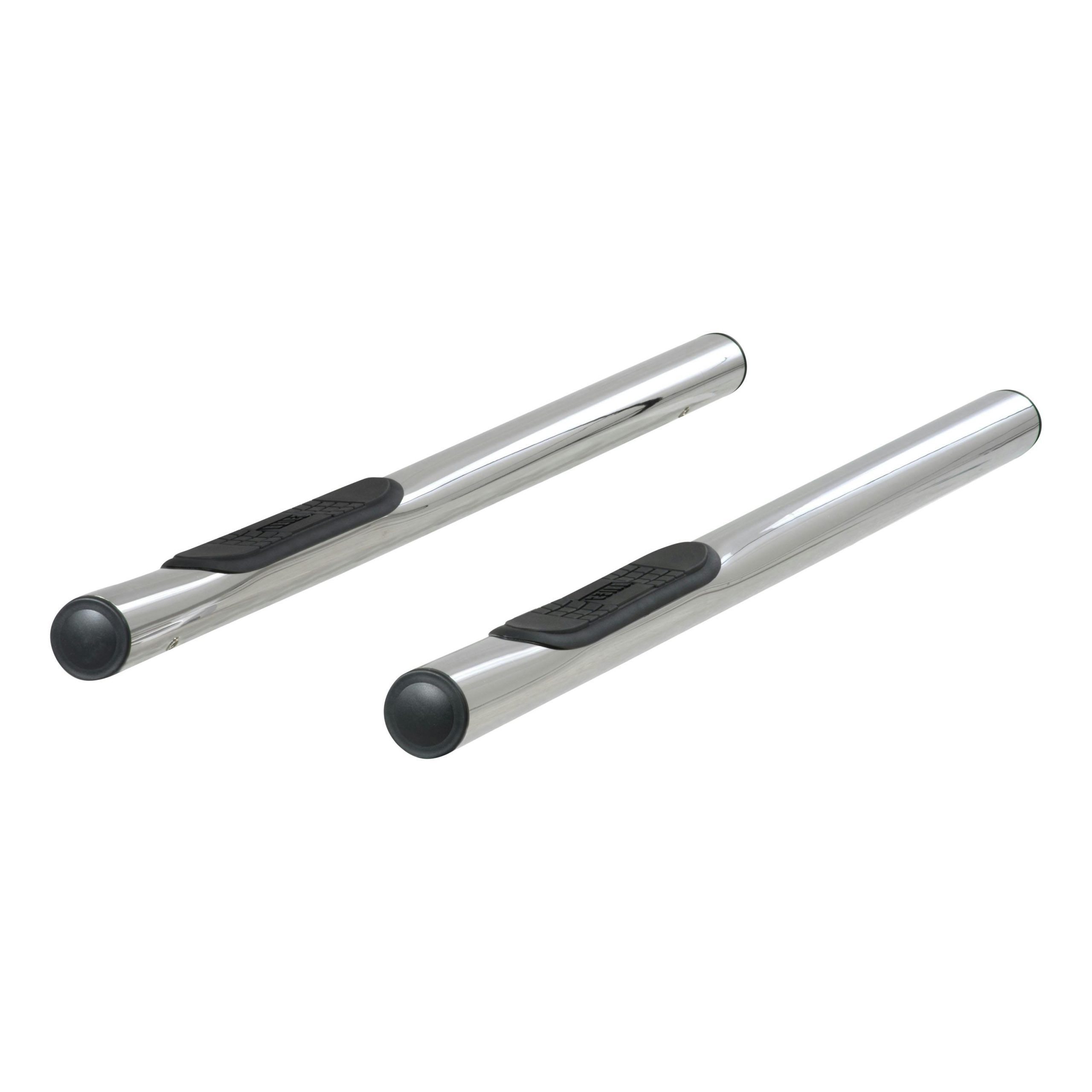 ARIES 202001-2 3" Round Polished Stainless Side Bars, Select Toyota Tacoma