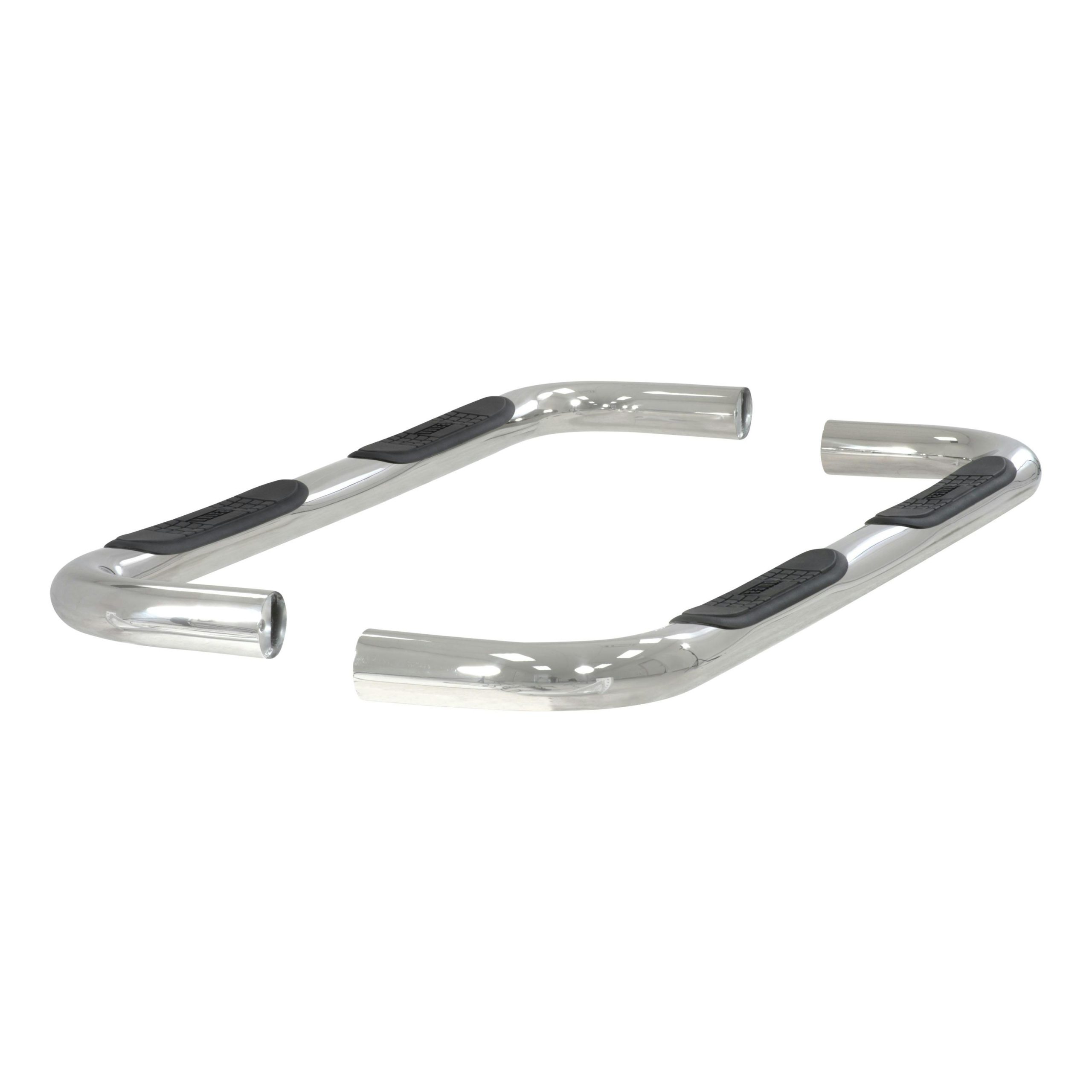 ARIES 202003-2 3" Round Polished Stainless Side Bars, Select Toyota Tundra