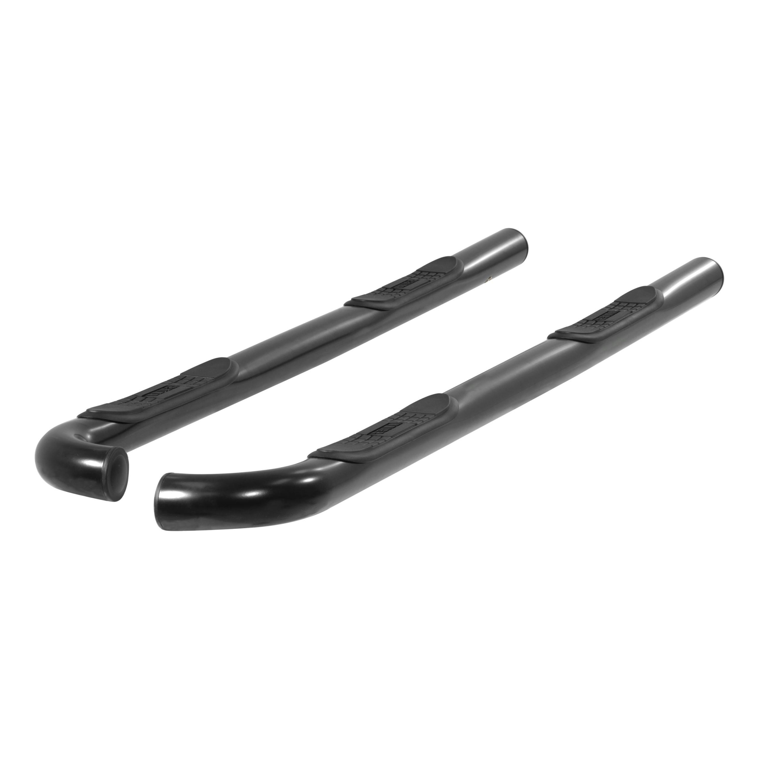 ARIES 202004 3" Round Black Steel Side Bars, Select Toyota Tacoma