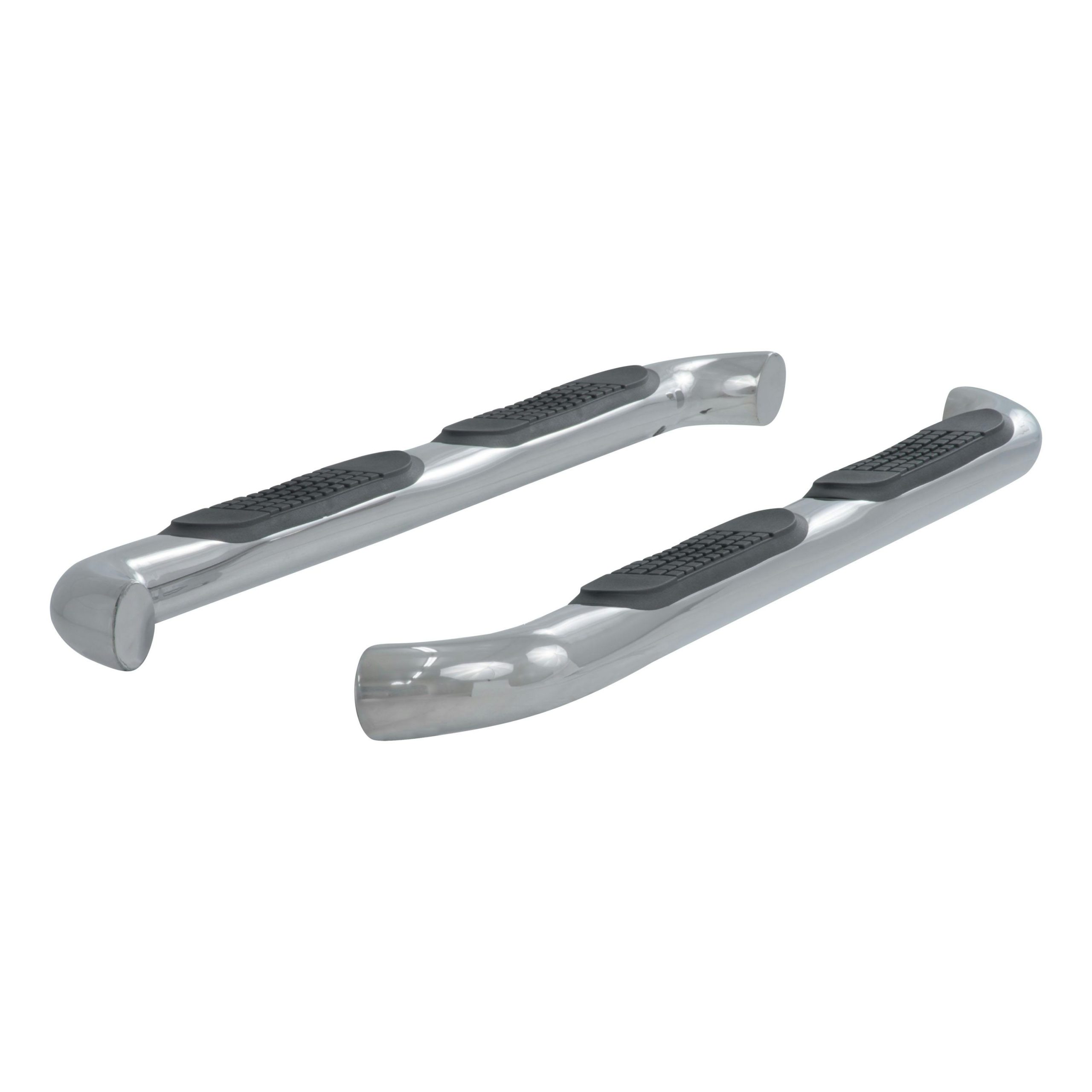 ARIES 202008-2 3" Round Polished Stainless Side Bars, Select Toyota Tacoma