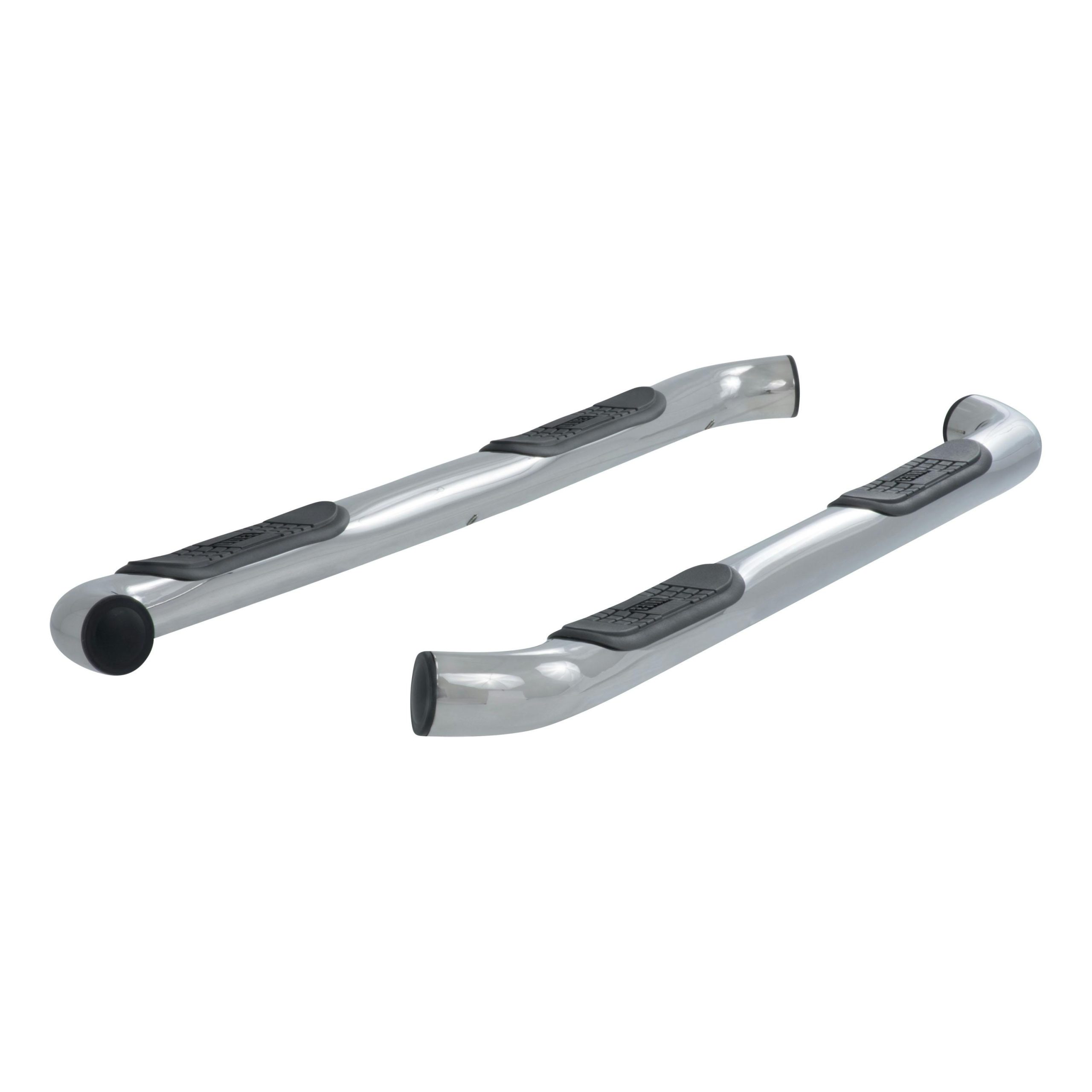 ARIES 202009-2 3" Round Polished Stainless Side Bars, Select Toyota Tacoma