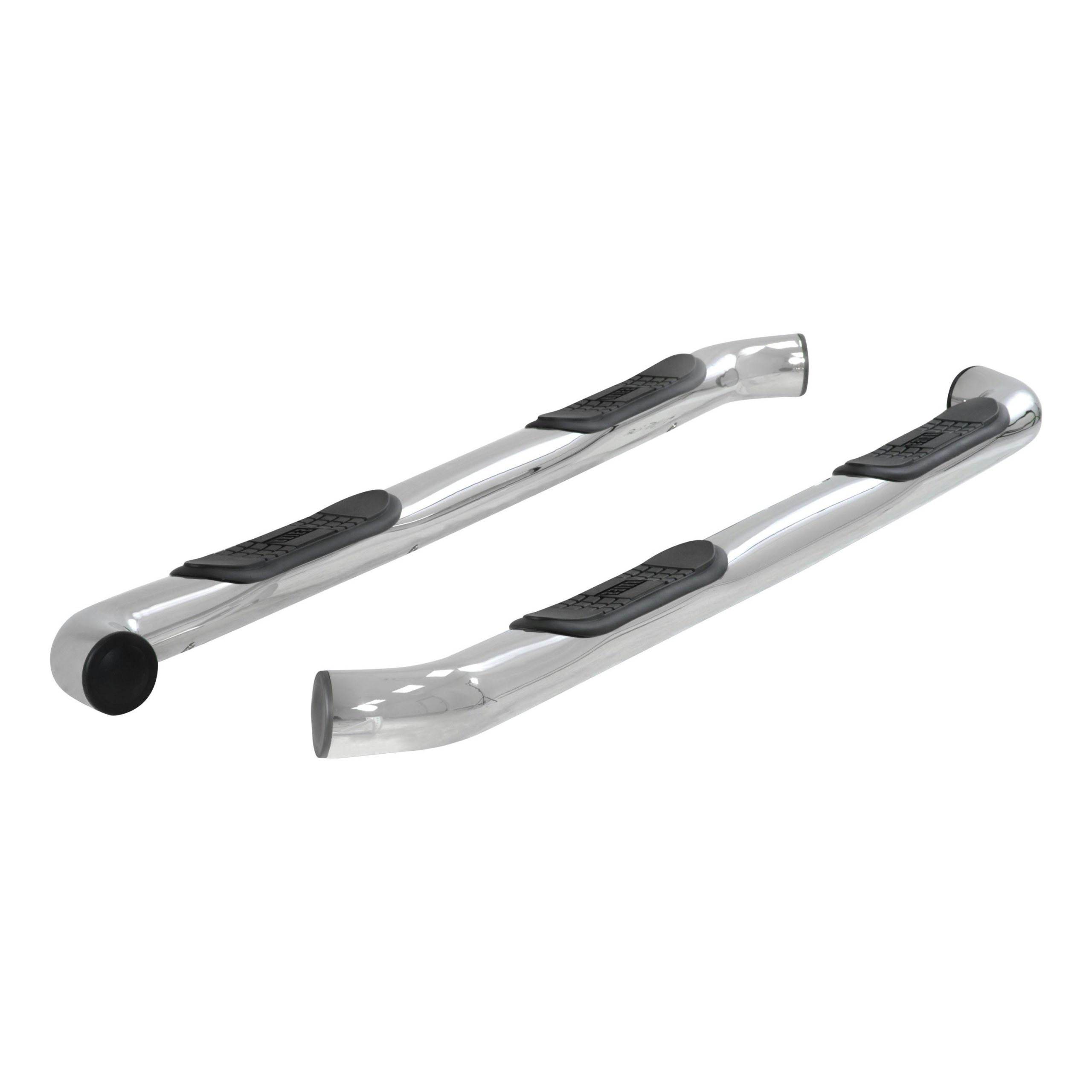 ARIES 202012-2 3" Round Polished Stainless Side Bars, Select Toyota Tundra