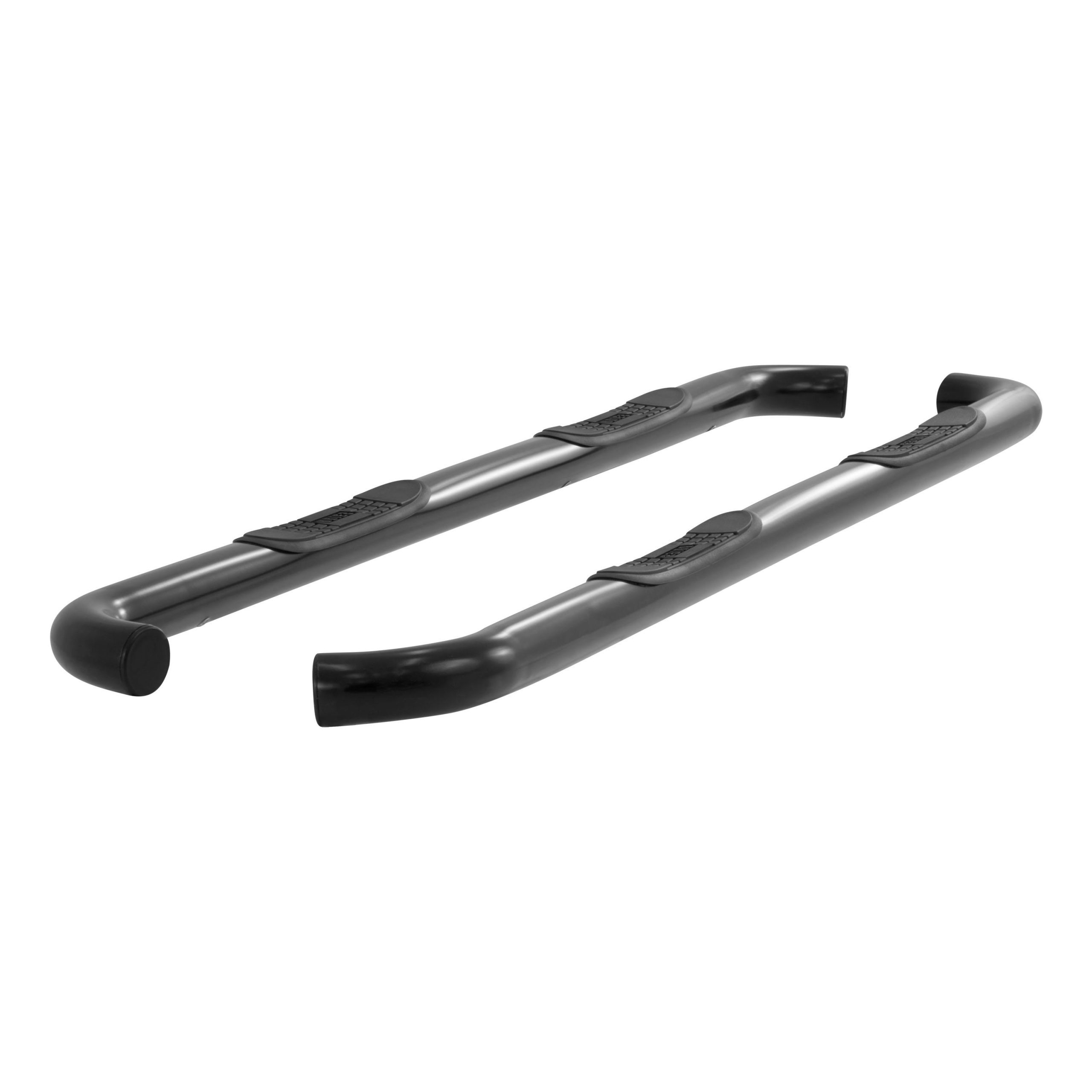 ARIES 202013 3" Round Black Steel Side Bars, Select Toyota Tundra