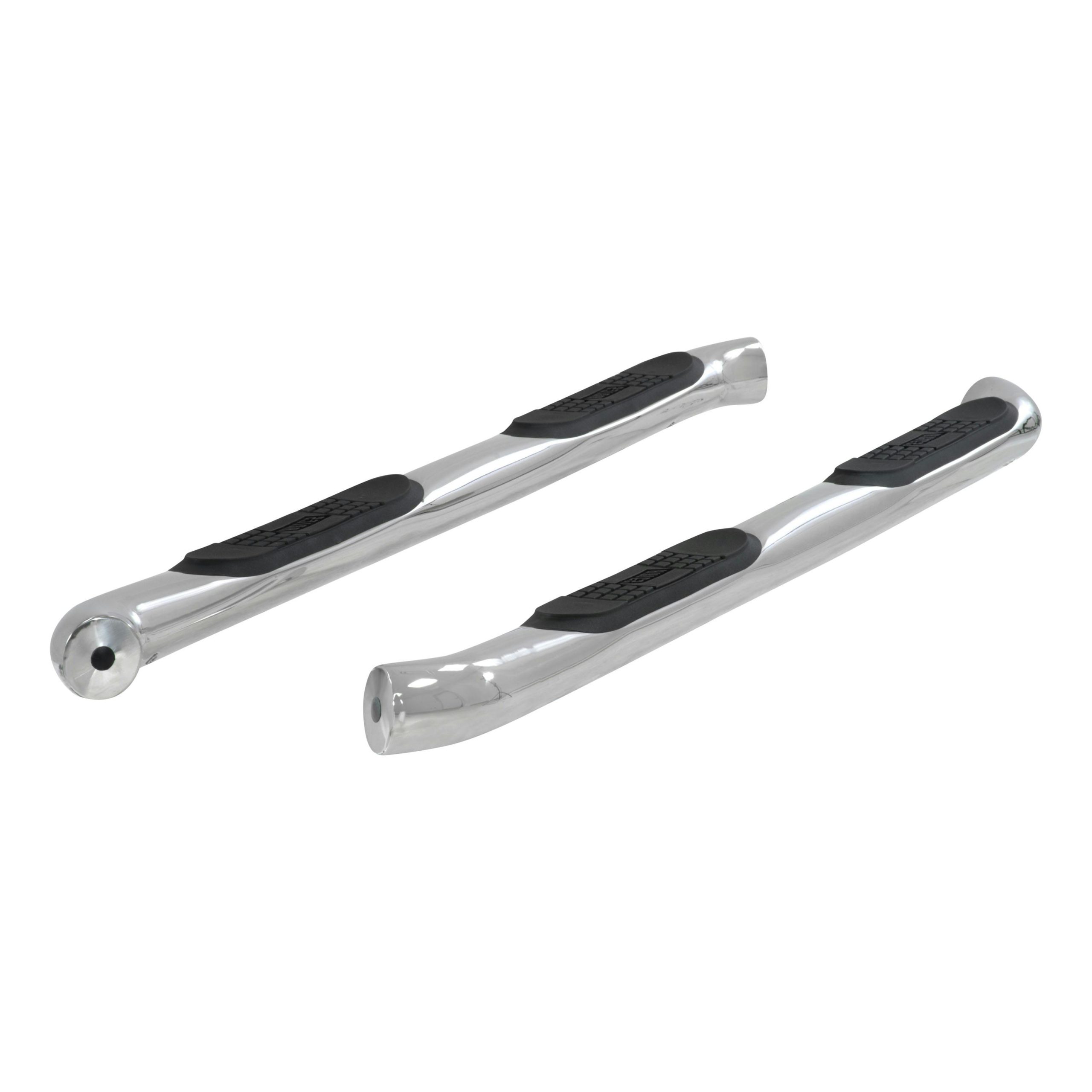 ARIES 202019-2 3" Round Polished Stainless Side Bars, Select Toyota Highlander