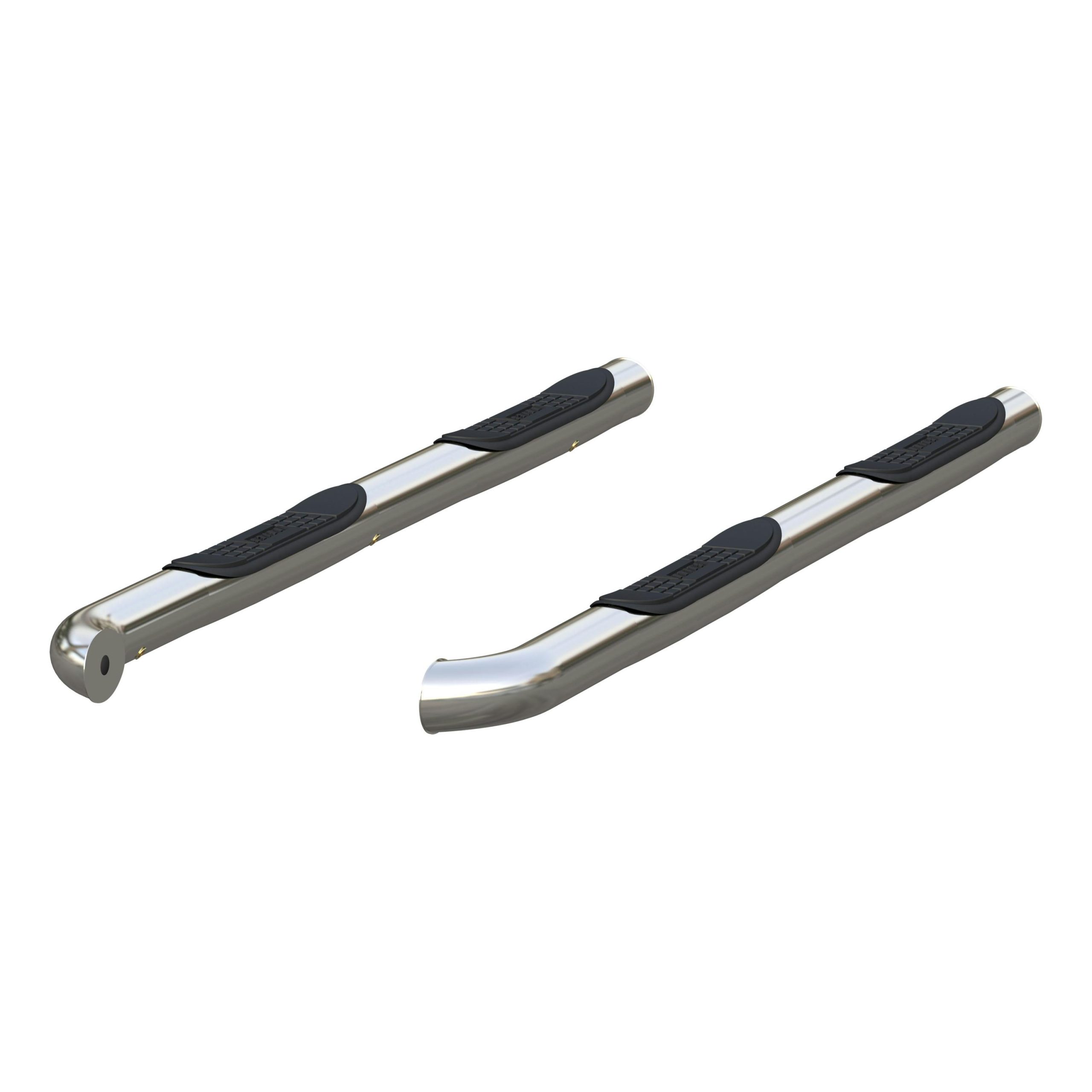 ARIES 202022-2 3" Round Polished Stainless Side Bars, Select Toyota 4Runner