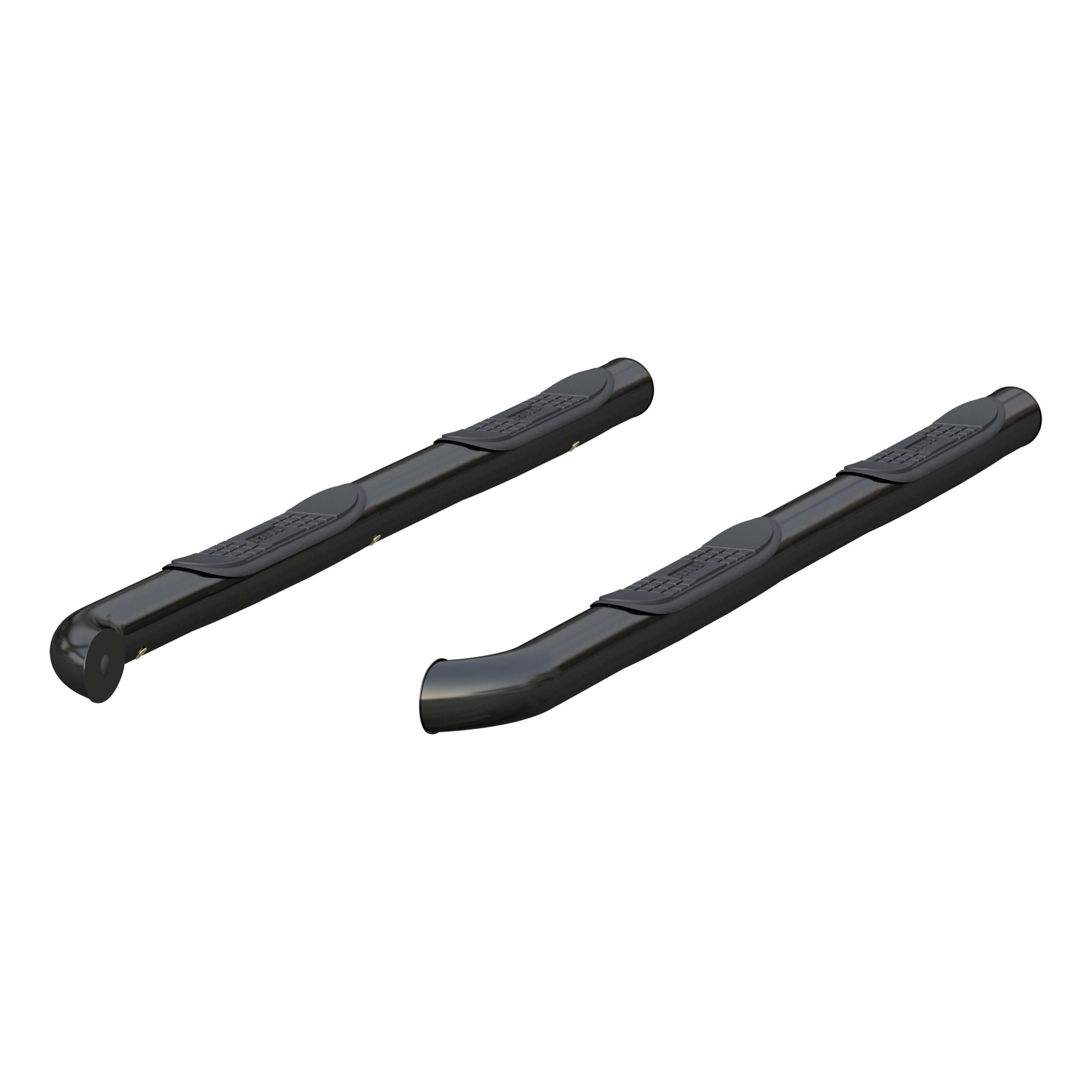 ARIES 202022 3" Round Black Steel Side Bars, Select Toyota 4Runner