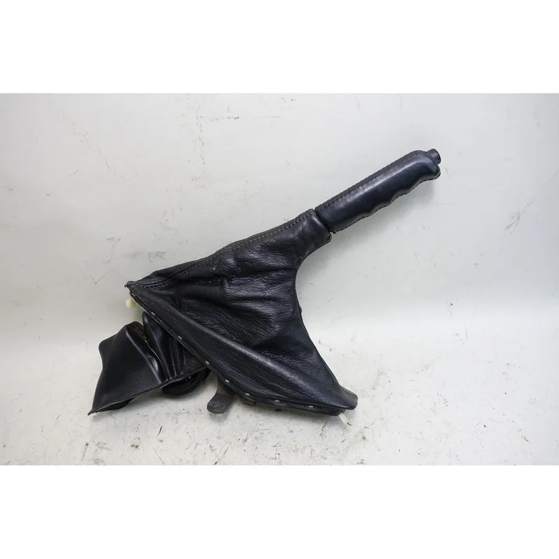 88-95 BMW E32 7-Series E34 Emergency Handbrake Parking Lever Black Leather OEM