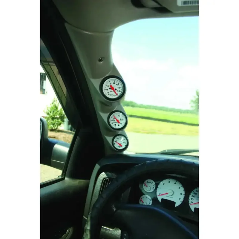 Auto Meter Limited 3 Year Warranty Triple Pillar Gauge Pod