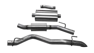 CORSA 21063 Touring Cat-Back Turn Down Tip for 20-24 Jeep Gladiator JT 3.6L