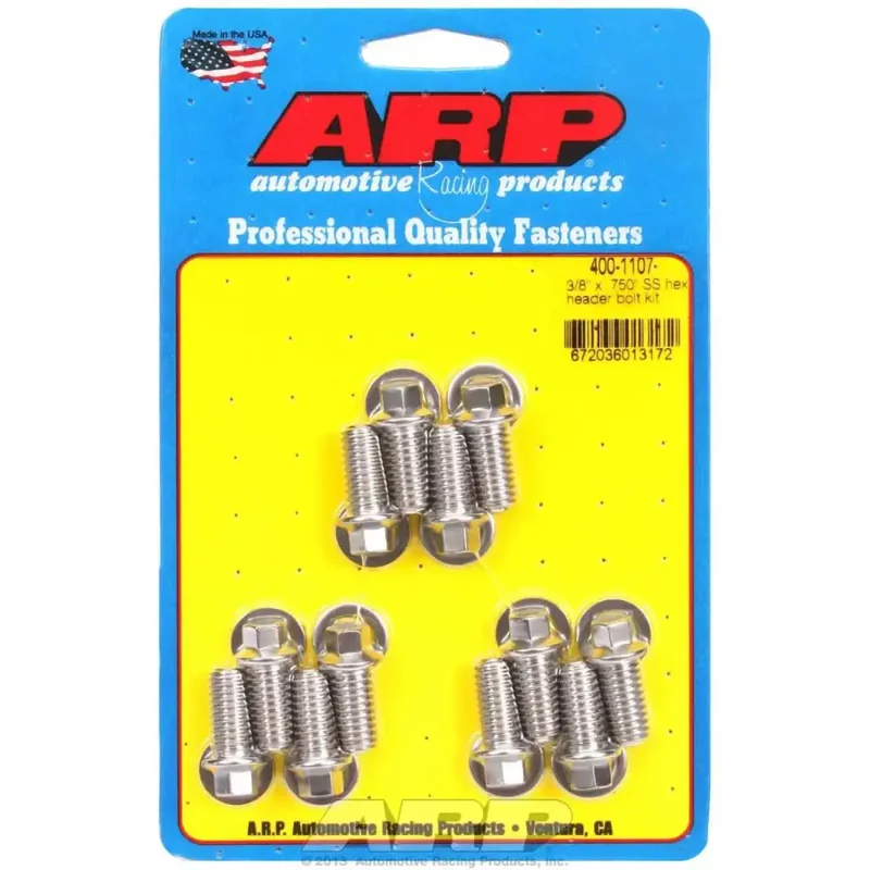 400-1107 ARP Fasteners Exhaust Header Bolt Universal