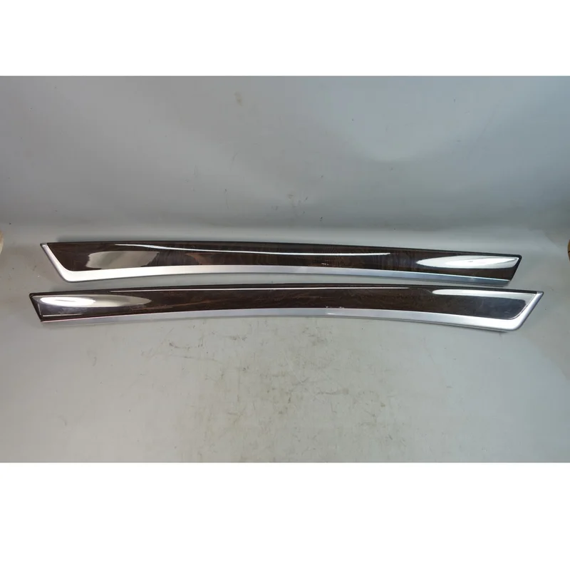 2011-2016 BMW F10 5-Series Sedan Front Door Wood Trim Pair Fine Line Ash OEM