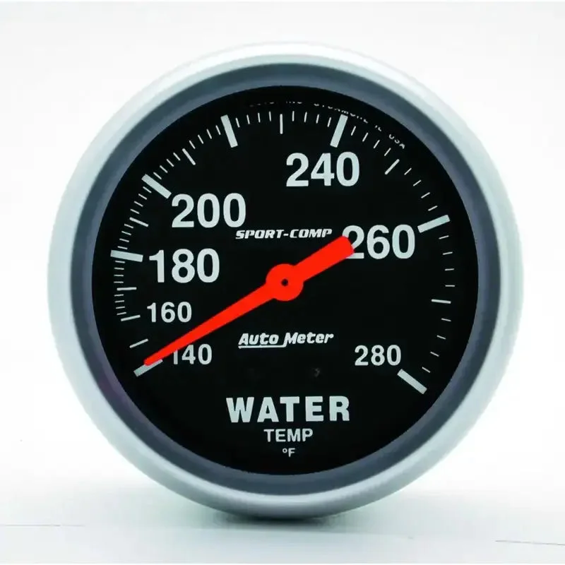 3431 Auto Meter Products Gauge Water Temperature 2-5/8 Inch