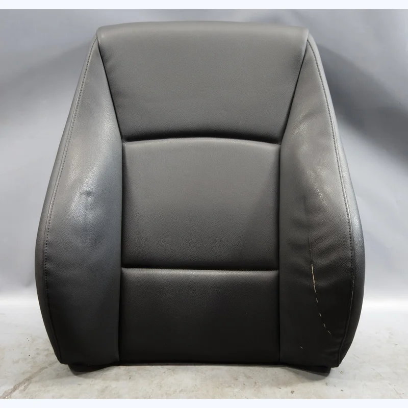 Damaged 06-12 BMW E90 E91 3-Series 4dr Left Sport Seat Backrest Black Vinyl OEM