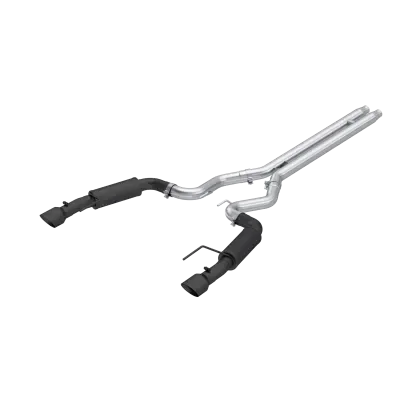 MBRP 2024+ Ford Mustang GT S650, 5.0L 3in Cat-Back Dual Split Rear, Black-Coated (street) – S7251BLK