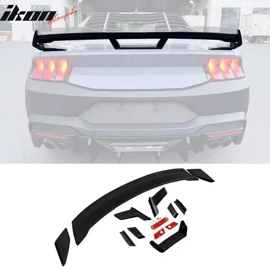 Ikon Motorsports 2024-2025 Ford Mustang Coupe Dark Horse Trunk Spoiler ABS