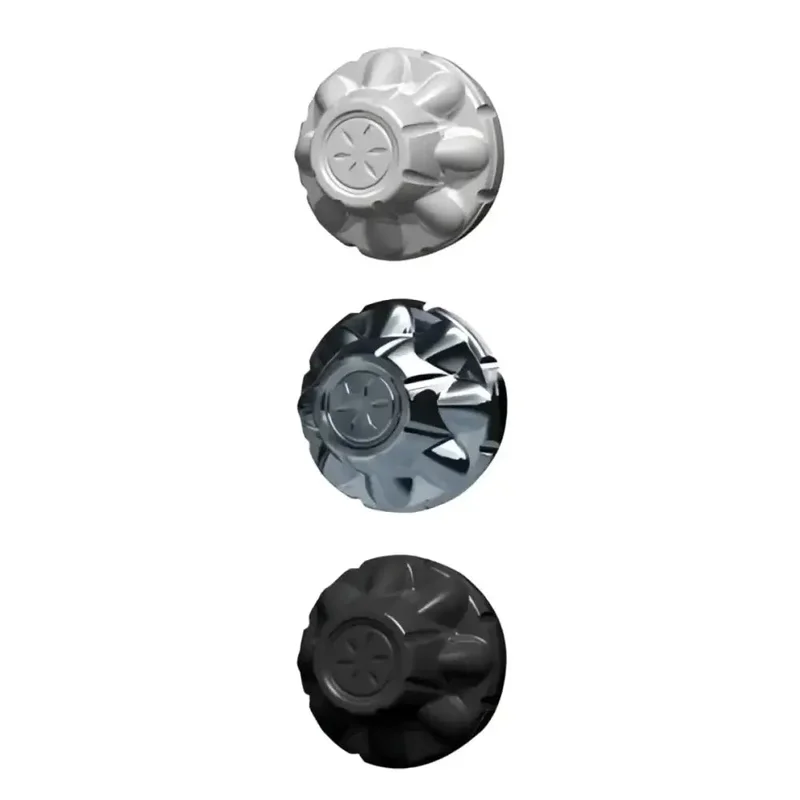 TAC545-CC Dicor Corp. Wheel Simulator Axle Cover; VersaLok; Locking Style; Chrome