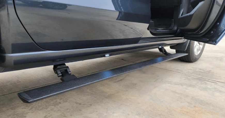 Body Armor 4×4 E-Power Drop Down LED Running Boards for 2019-2024 Silverado Sierra 2500 3500 Crew Cab