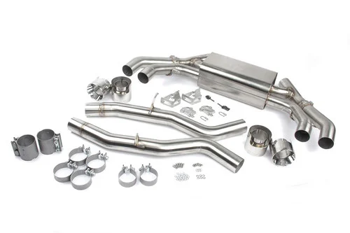 DINAN FREE FLOW AXLE-BACK EXHAUST – 2020-2024 BMW X3M/X4M – Polished Stainless Steel Tips – D660-0086