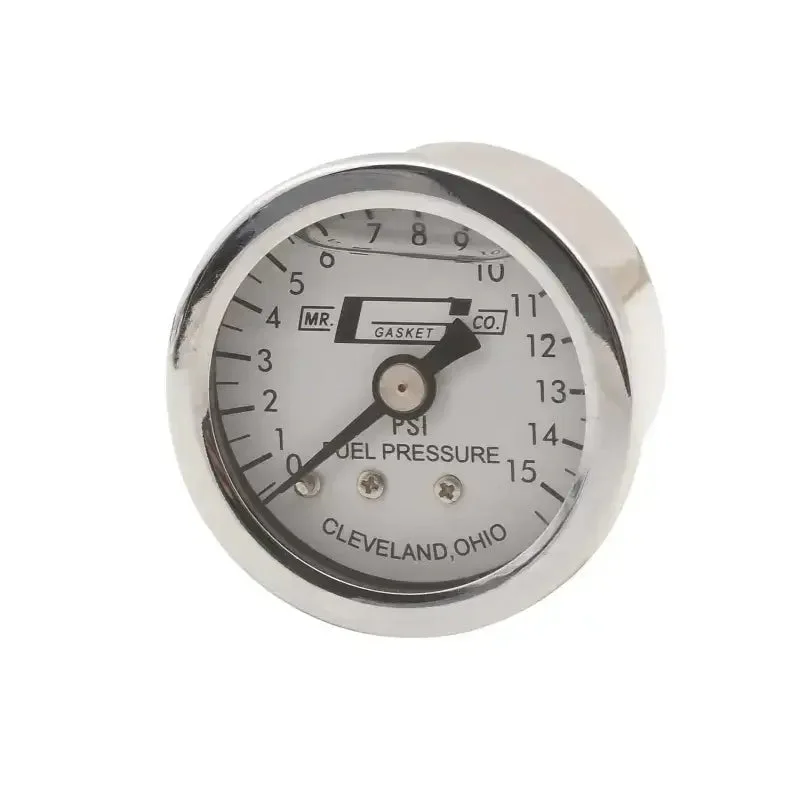 1563 Mr. Gasket Fuel Pres Gage 0-15,Lqd