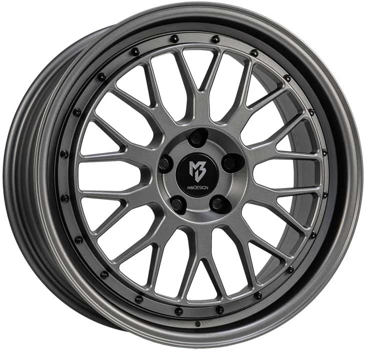 MB Design LV1 8,5×19 ET45 5×112 19 Inch wheel gunmetal grey