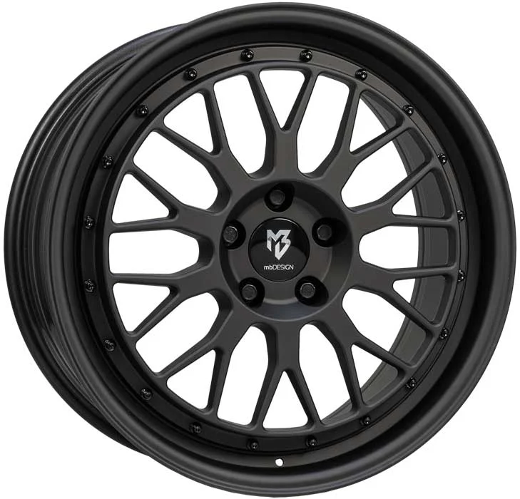 MB Design LV1 7,5×18 ET42 5×100 18 Inch wheel black matt