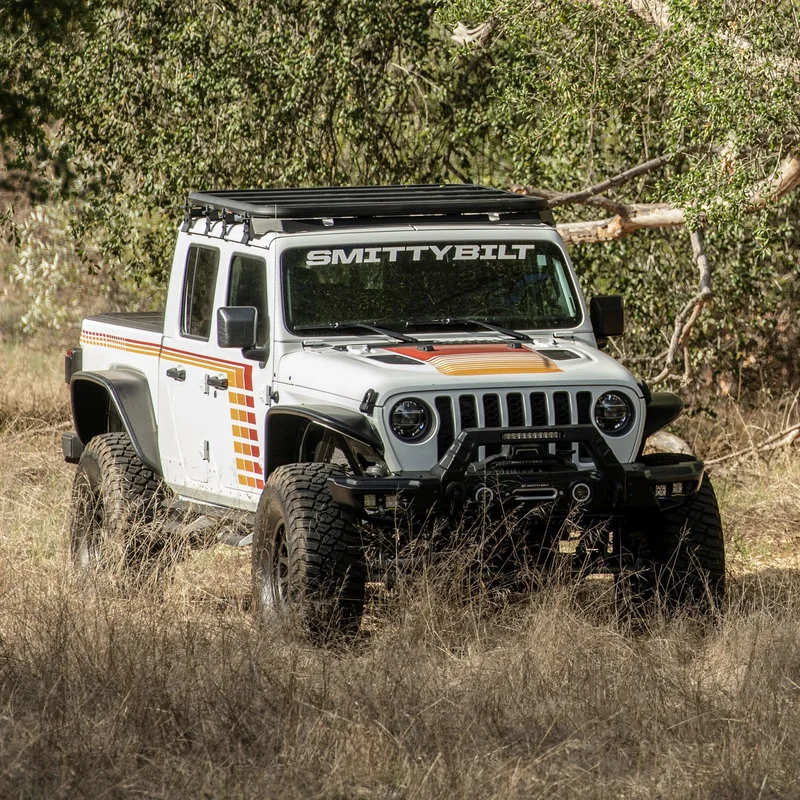 SmittyBilt Defender Series Roof Rack Platform Kit for 2020+ Jeep Gladiator JT