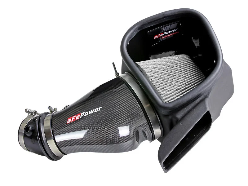 aFe Track Series Carbon Fiber Pro Dry S AIS – 2018 Jeep Grand Cherokee Trackhawk (WK2) V8-6.2L(SC)
