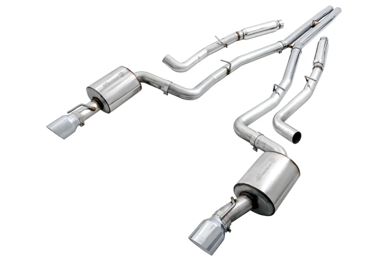 AWE Tuning 2017+ Dodge Charger 5.7L Touring Edition Exhaust – Non-Resonated – Chrome Silver Tips