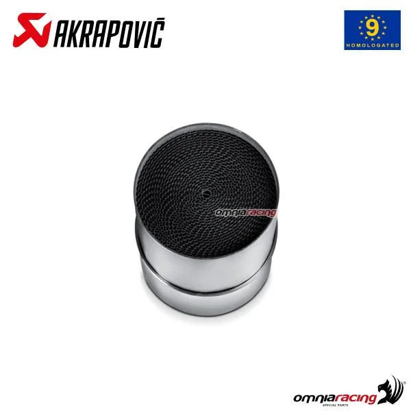 P-KAT-040 Akrapovic catalizzatore convertitore catalitico omologato per Yamaha MT07 / FZ07 2014>2016