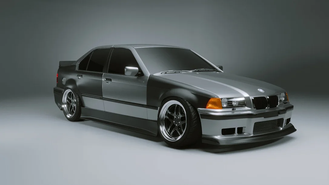 Big Duck Club – BMW E36 Sedan Overfenders V2 (+55mm)
