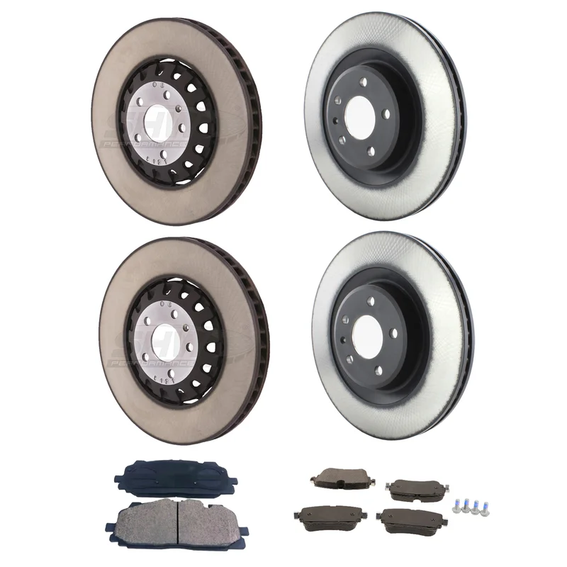 SHW Performance 5228611 – Disc Brake Pad and Rotor Kit (Front and Rear)