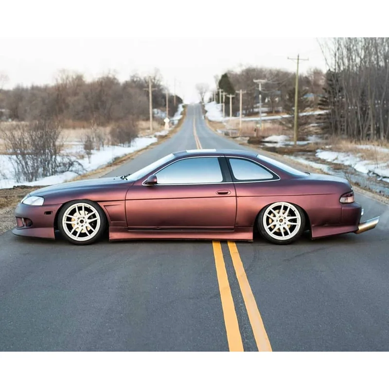 KBD – Lexus SC SC300 SC400 1992-2000 VTX Style 2 Piece Polyurethane Side Skirts (37-6063)