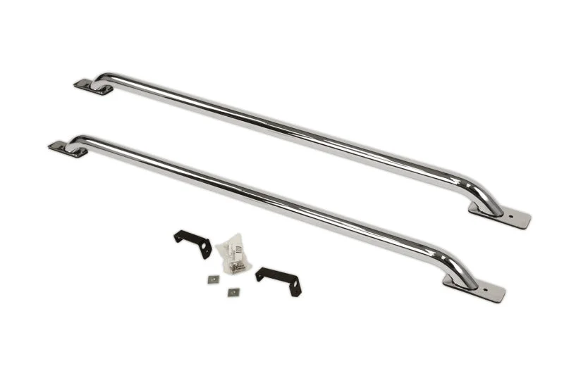 Go Rhino 07-13 Chevrolet Silverado Stake Pocket Bed Rails – Chrome