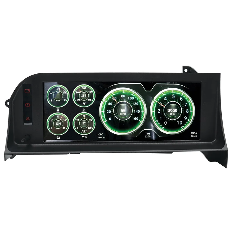 Invision Lcd Dash Kit 87-93 Ford Mustang Direct Fit Digital Dash