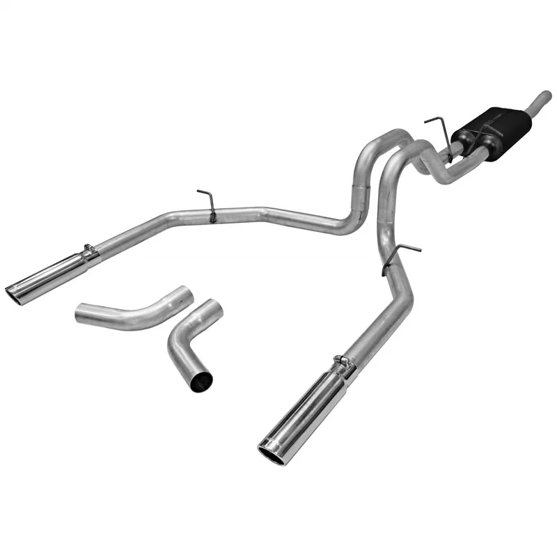 Flowmaster 17472 Cat-back System – Dual Rear/Side Exit – Force II – Mild Sound