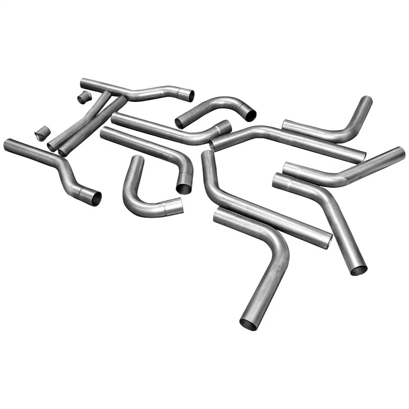 Flowmaster 815937 U-Fit Dual Exhaust Kit 409S – 3.00 in. – Universal 16-piece pipes only