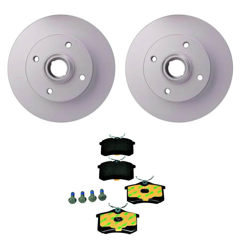 Hella Pagid 5293709 – Disc Brake Pad and Rotor Kit (Rear)