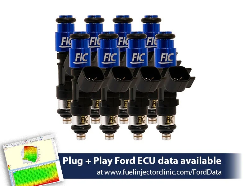 FIC – Injector Set – 1000cc (85 lbs/hr at 43.5 PSI fuel pressure) – Ford Raptor (2010-2014) – FIC-IS408-1000H
