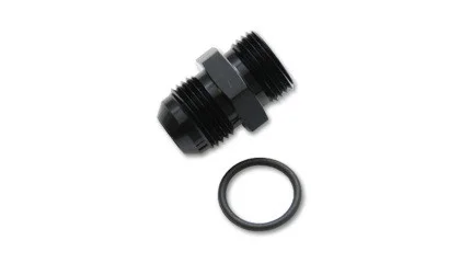 Vibrant -12AN Flare to AN Straight Thread (1-1/6-12) w/ O-Ring Adapter Fitting vib16841